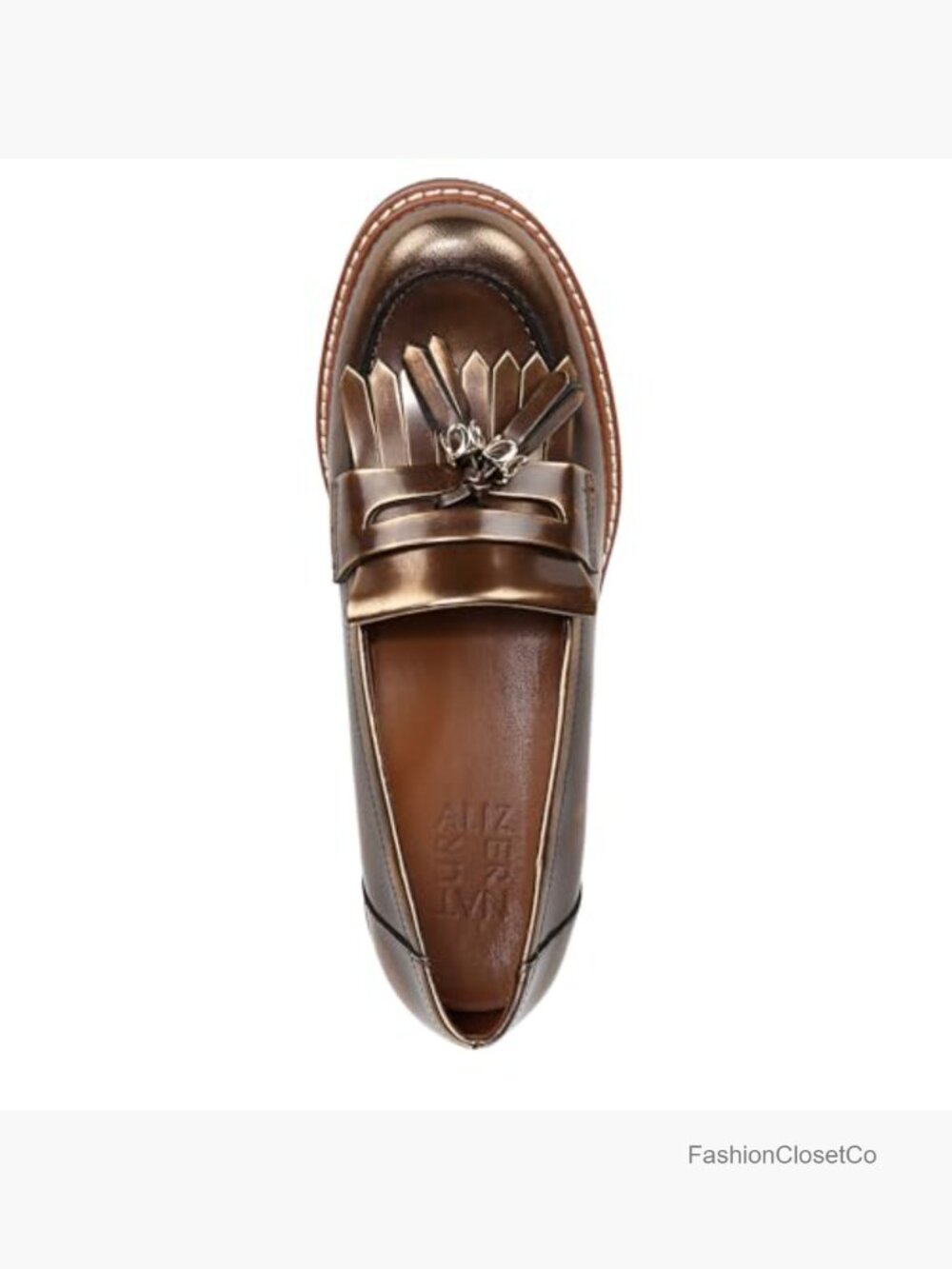 Tassel Loafer with Lug Sole - Naturalizer Platform Comfort - Picture 5 of 7